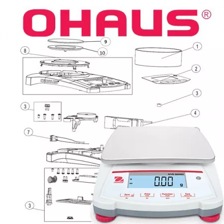 Pièces détachées balance agroalimentaire OHAUS VALOR™ 1000 | Balances pro