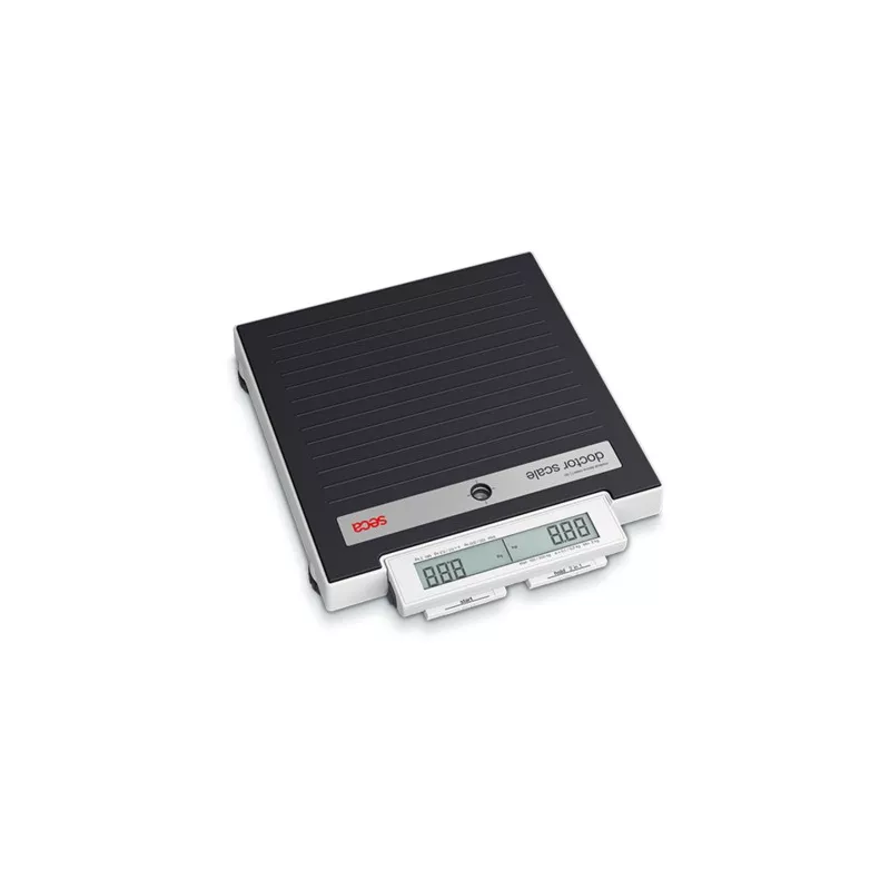 Pèse-personne médical avec boutons-poussoirs au pied et double affichage SECA 878 dr | Balances pro