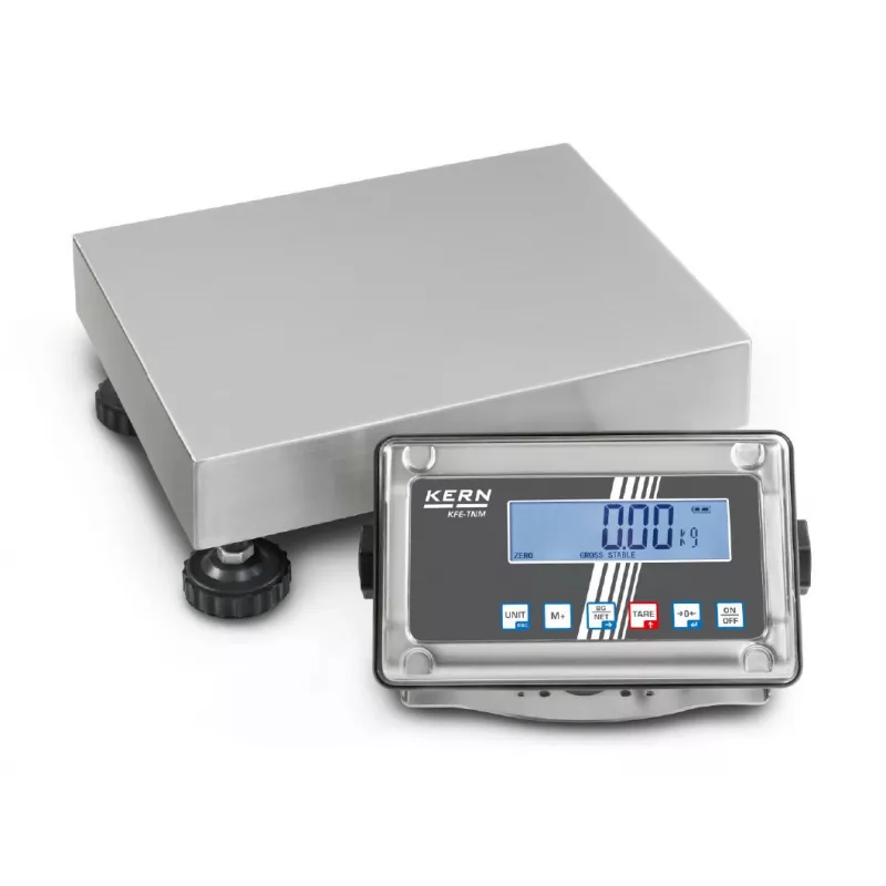 Balance plateforme avec afficheur en inox KERN SFE | Balances pro