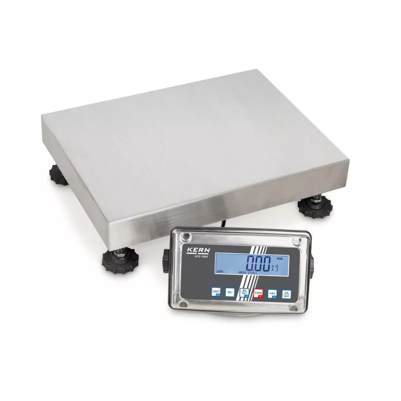 Balance plateforme avec afficheur en inox KERN SFE | Balances pro