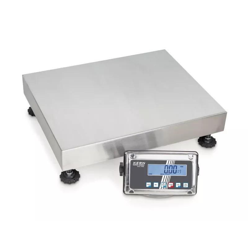 Balance plateforme avec afficheur en inox KERN SFE | Balances pro