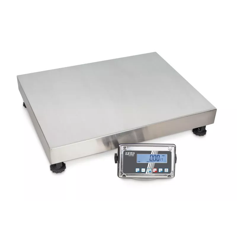 Balance plateforme avec afficheur en inox KERN SFE | Balances pro