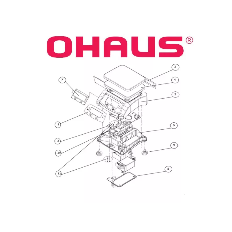 Pièces détachées balance agroalimentaire OHAUS VALOR™ 1000 | Balances pro