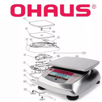 Pièces détachées balance alimentaire OHAUS VALOR™ 3000 | Balances pro