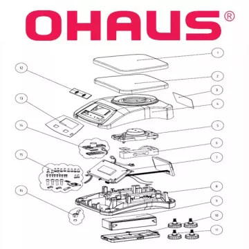 Pièces détachées balance alimentaire OHAUS VALOR™ 4000 | Balances pro