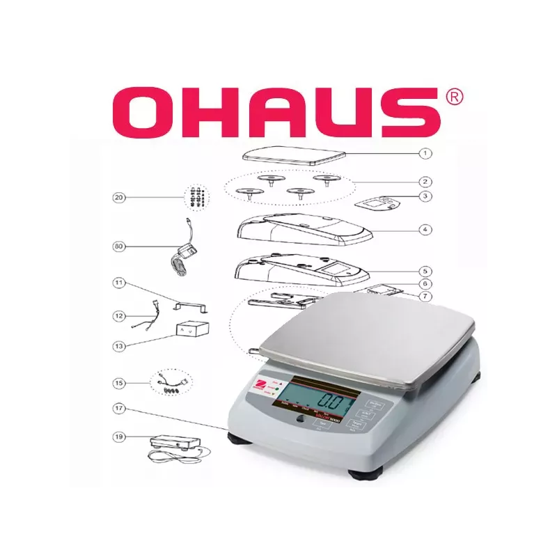 Pièces détachées balance alimentaire OHAUS VALOR™ 5000 | Balances pro