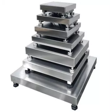 Plateforme avec structure en acier inoxydable EXA LMI | Balances pro