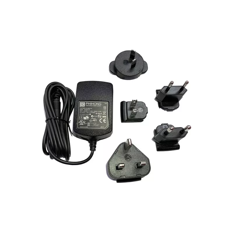 Adaptateur universel, 100-240V, 12V, 0.5A, embout droit EU-US-AU-UK-KR - 30467987 | Balances pro