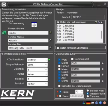 Logiciel Balance Connection KERN SCD-4.0 | Balances pro