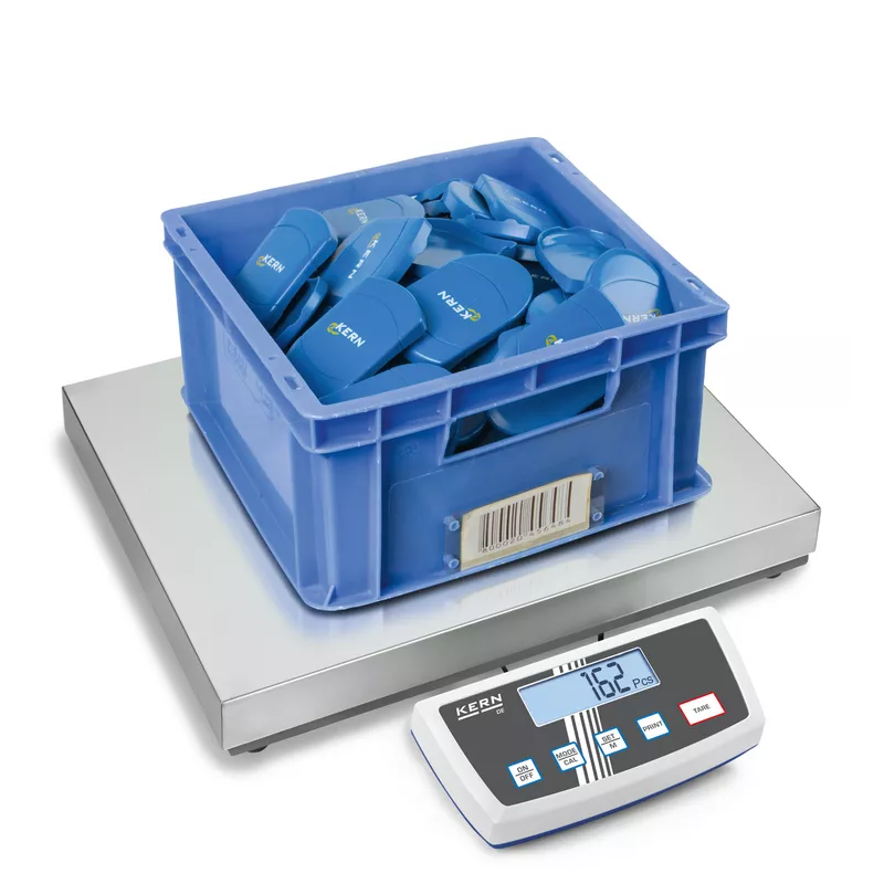 Balance plate-forme en acier inoxydable KERN DE-D pour industrie, colis | Balances pro