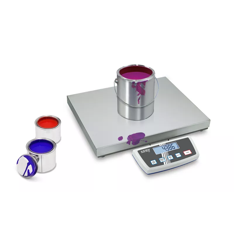 Balance plate-forme en acier inoxydable KERN DE-D pour industrie, colis | Balances pro