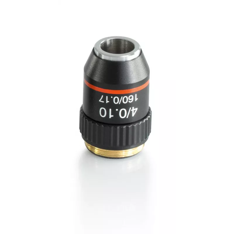 Objectif achromatique 4x / 0,1, (18,6 mm) - OBB-A1111 | Balances pro