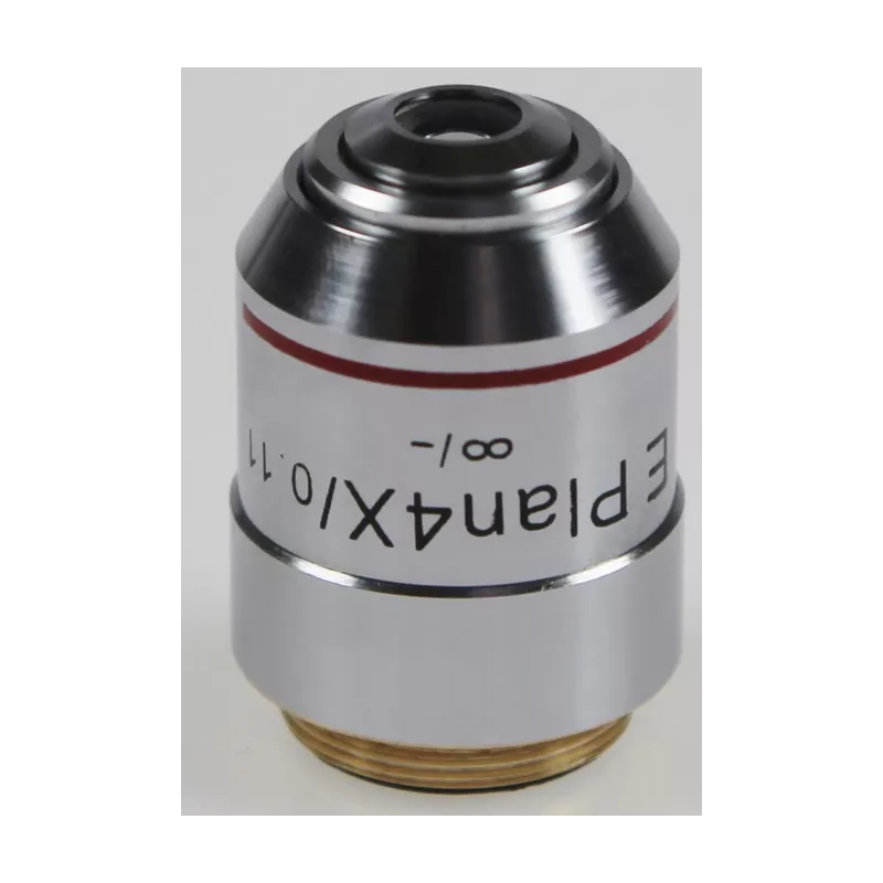 Objectif plan E corrige a l‘infini 4x / 0,11, (12,1 mm) - OBB-A1161 | Balances pro
