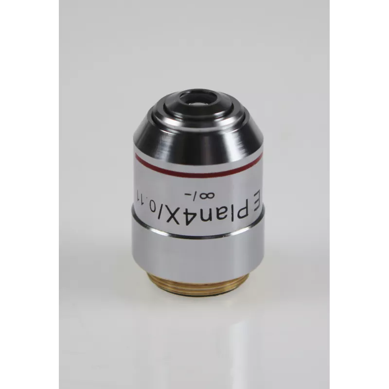 Objectif plan E corrige a l‘infini 4x / 0,11, (12,1 mm) - OBB-A1161 | Balances pro