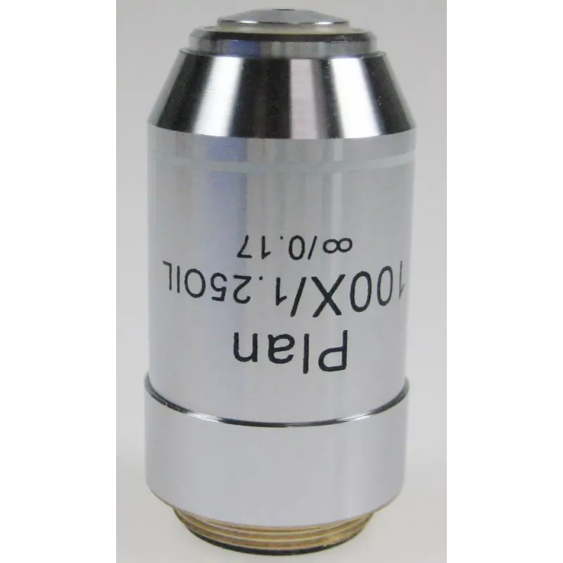 Objectif planachromatique corrigé a l‘infini 100x /1,25, (0,19 mm) - OBB-A1240 | Balances pro