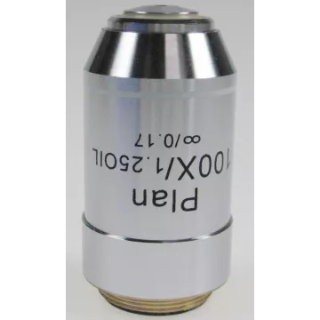 Objectif planachromatique corrigé a l‘infini 100x /1,25, (0,19 mm) - OBB-A1240 | Balances pro