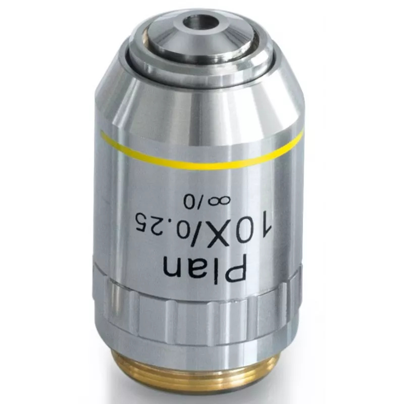 Objectif planachromatique corrigé a l‘infini 10x /0,25, (4,64 mm) - OBB-A1244 | Balances pro