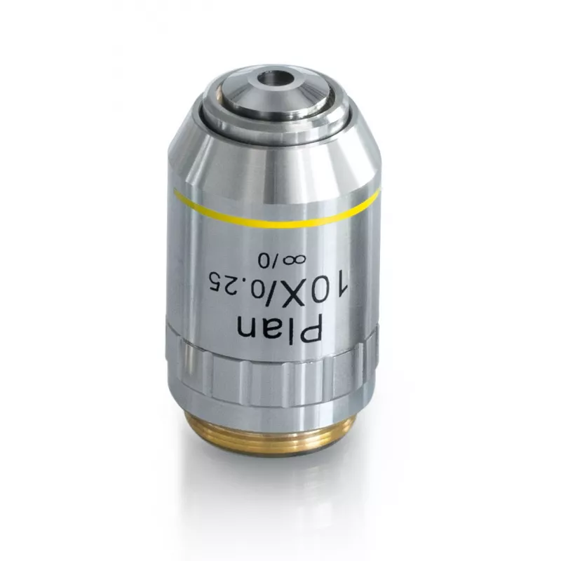 Objectif planachromatique corrigé a l‘infini 10x /0,25, (4,64 mm) - OBB-A1244 | Balances pro