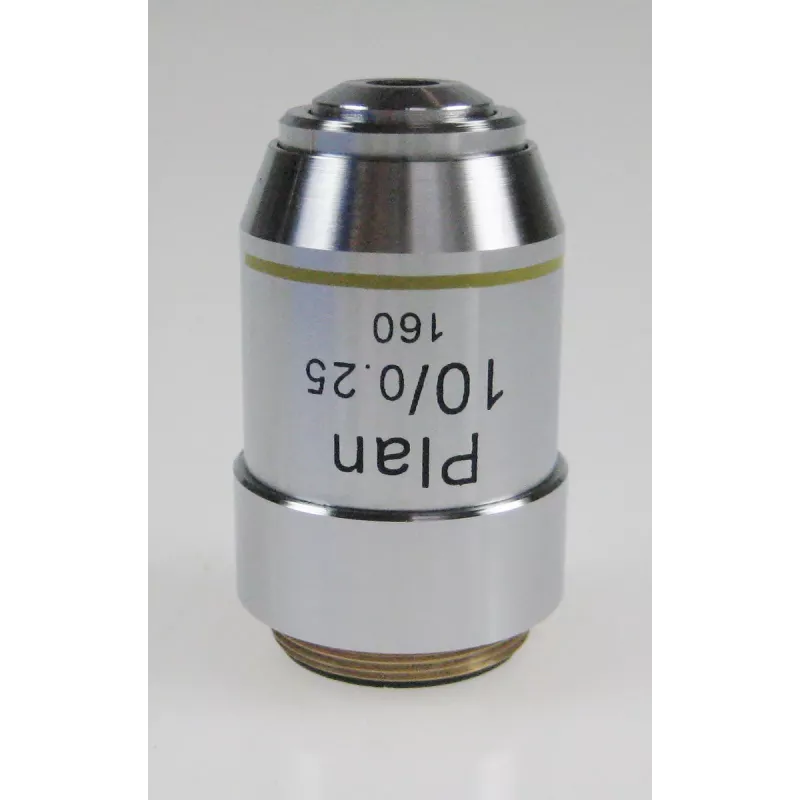 Objectif planachromatique 10x / 0,25, (8,87 mm) - OBB-A1246 | Balances pro