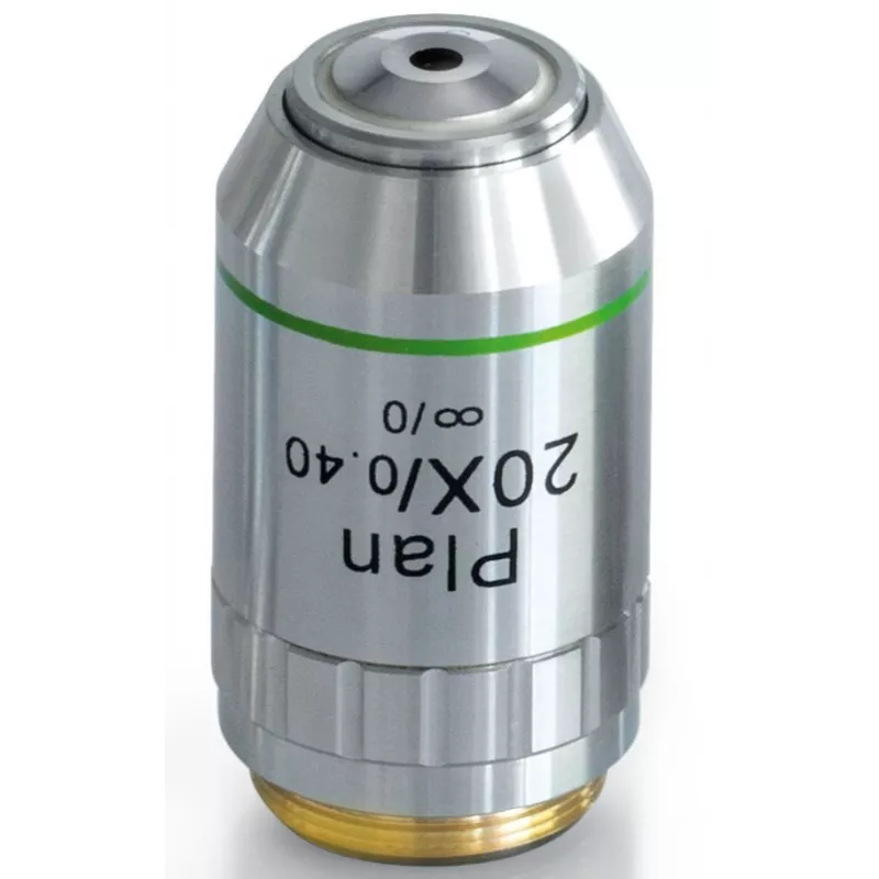 Objectif planachromatique 20x / 0,4, (1,5 mm) - OBB-A1249 | Balances pro