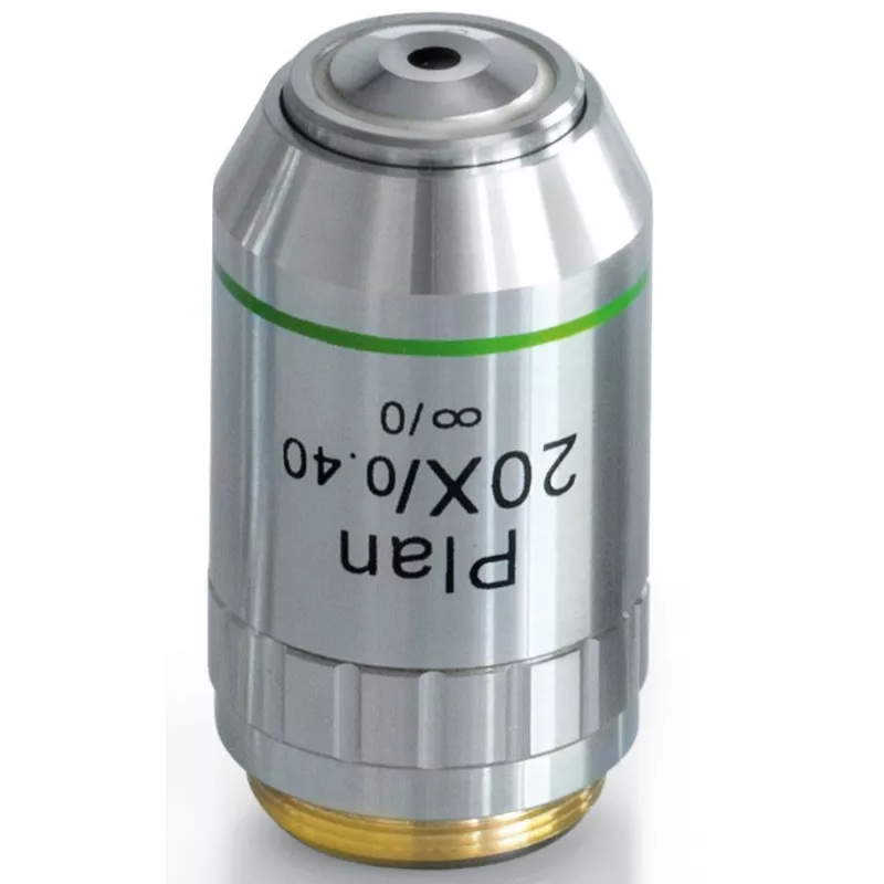 Objectif planachromatique corrigé a l‘infini 20x / 0,4, (2,14 mm) - OBB-A1251 | Balances pro