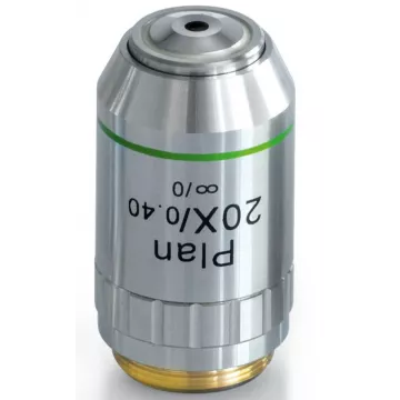Objectif planachromatique corrigé a l‘infini 20x / 0,4, (2,14 mm) - OBB-A1251 | Balances pro