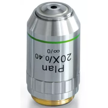 Objectif planachromatique corrigé a l‘infini 20x / 0,4, (8,35 mm) - OBB-A1252 | Balances pro
