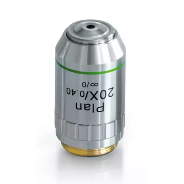 Objectif planachromatique corrigé a l‘infini 20x / 0,4, (8,35 mm) - OBB-A1252 | Balances pro