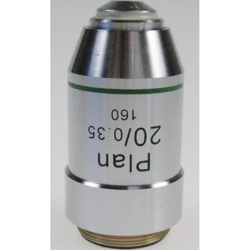 Objectif planachromatique 20x / 0,35, (1,6 mm) - OBB-A1253 | Balances pro