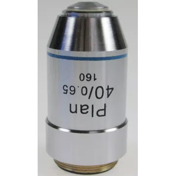 Objectif planachromatique 40x /0,65, (0,72 mm) - OBB-A1261 | Balances pro