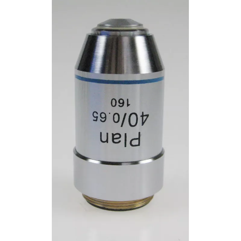 Objectif planachromatique 40x /0,65, (0,72 mm) - OBB-A1261 | Balances pro