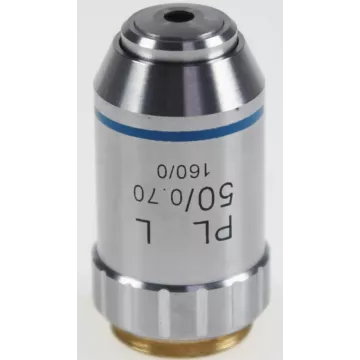 Objectif planachromatique 50x /0,7 (3 mm) - OBB-A1267 | Balances pro