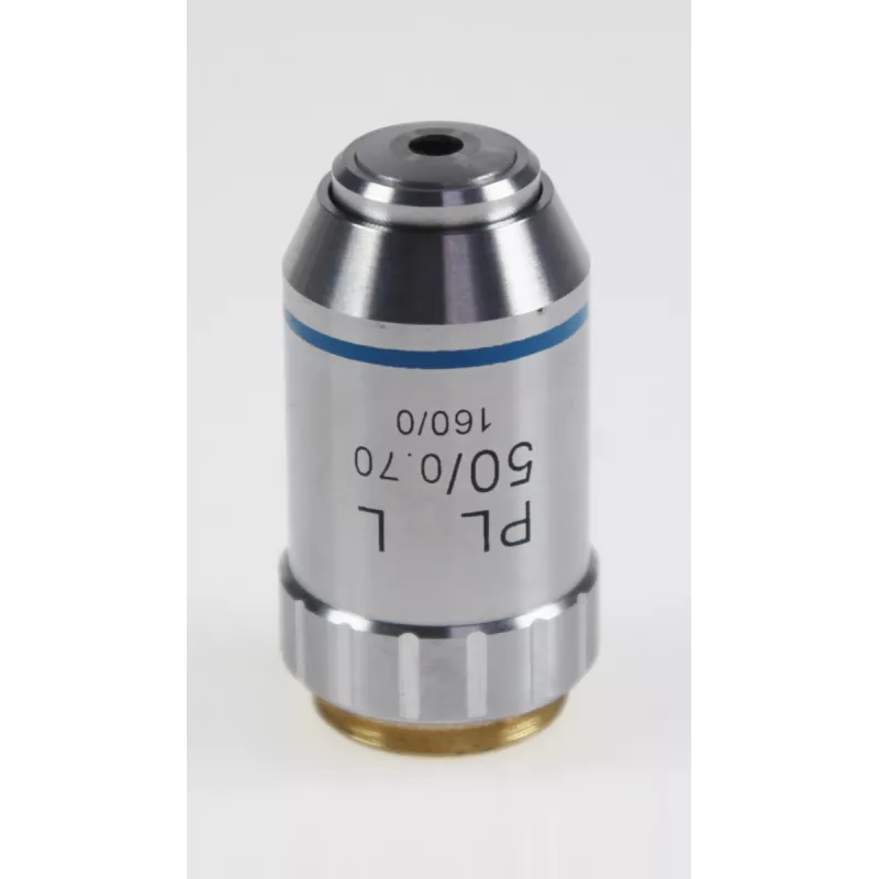Objectif planachromatique 50x /0,7 (3 mm) - OBB-A1267 | Balances pro