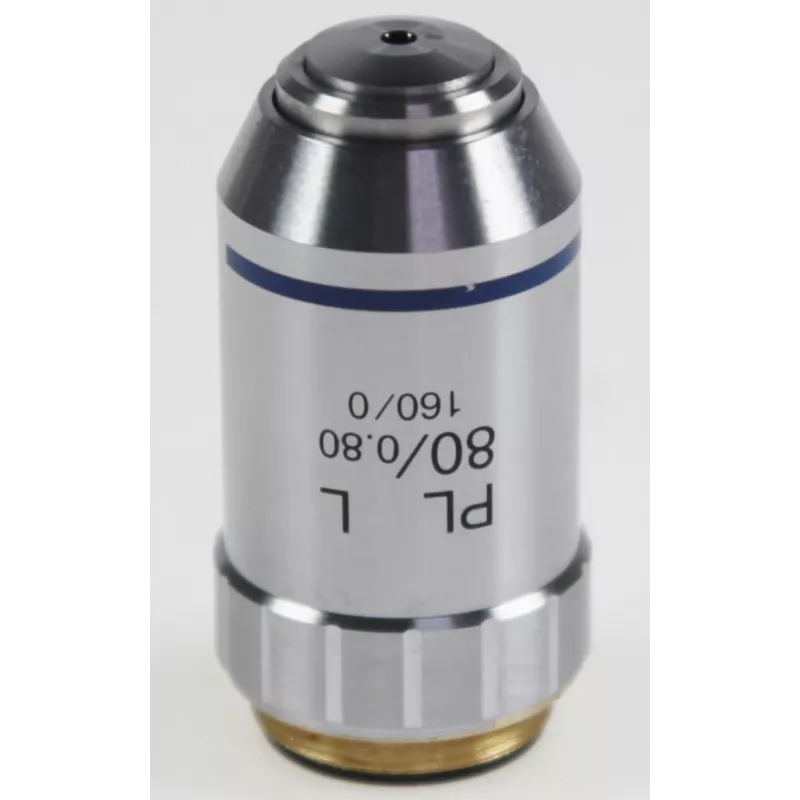 Objectif planachromatique 80x /0,8, (1,08 mm) - OBB-A1272 | Balances pro