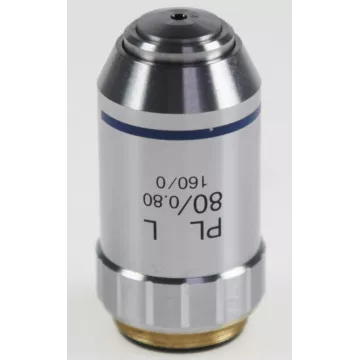 Objectif planachromatique 80x /0,8, (1,08 mm) - OBB-A1272 | Balances pro
