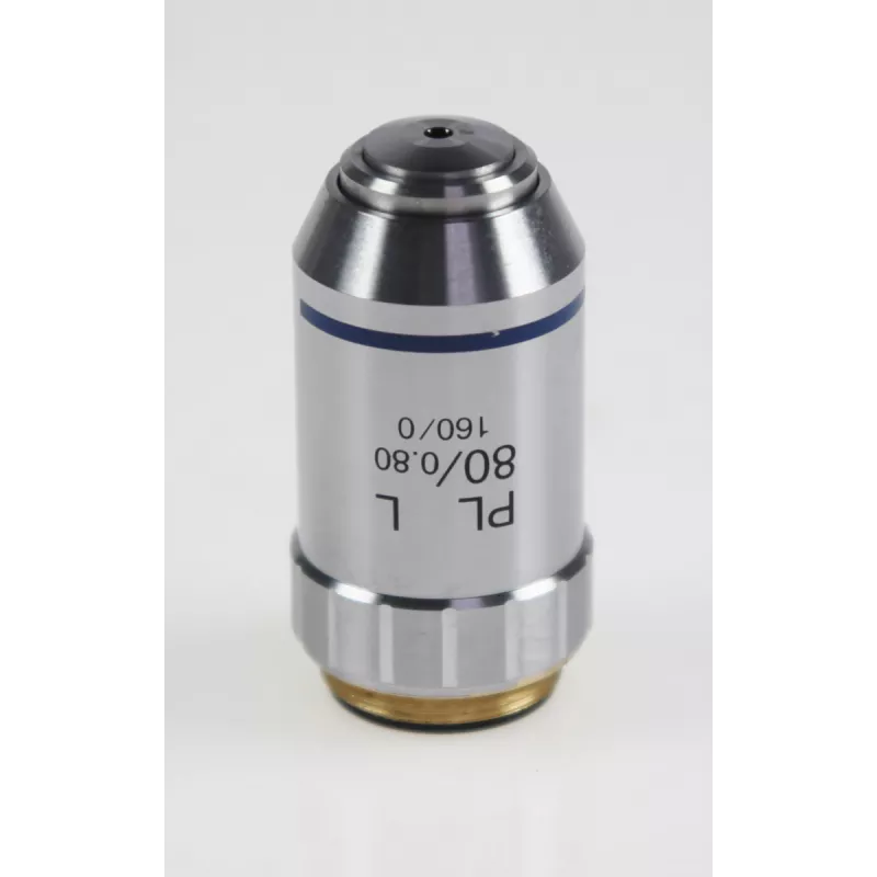 Objectif planachromatique 80x /0,8, (1,08 mm) - OBB-A1272 | Balances pro
