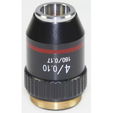 Objectif achromatique sans stress 10x / 0,25, (6,5 mm) - OBB-A1278 | Balances pro