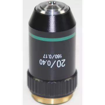 Objectif achromatique sans stress 20x / 0,4, (1,75 mm) - OBB-A1279 | Balances pro