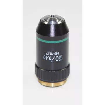 Objectif achromatique sans stress 20x / 0,4, (1,75 mm) - OBB-A1279 | Balances pro