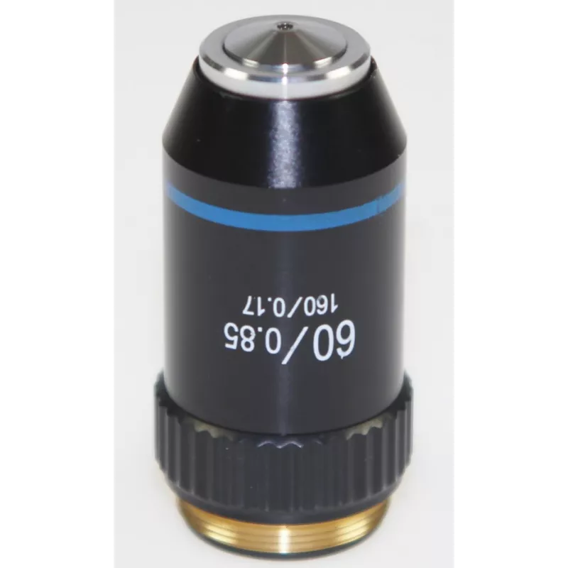 Objectif achromatique sans stress 60x / 0,8, (0,1 mm) - OBB-A1282 | Balances pro