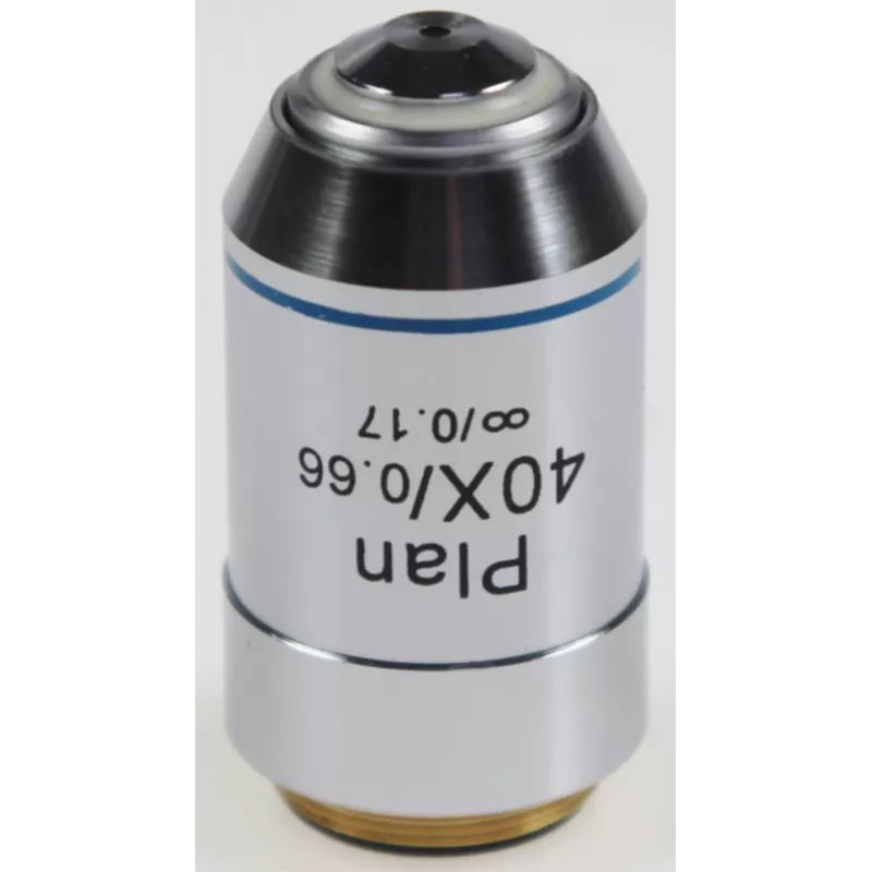 Objectif plan corrigé à l'infini sans stress 40x /0,66, (0,65 mm) - OBB-A1292 | Balances pro