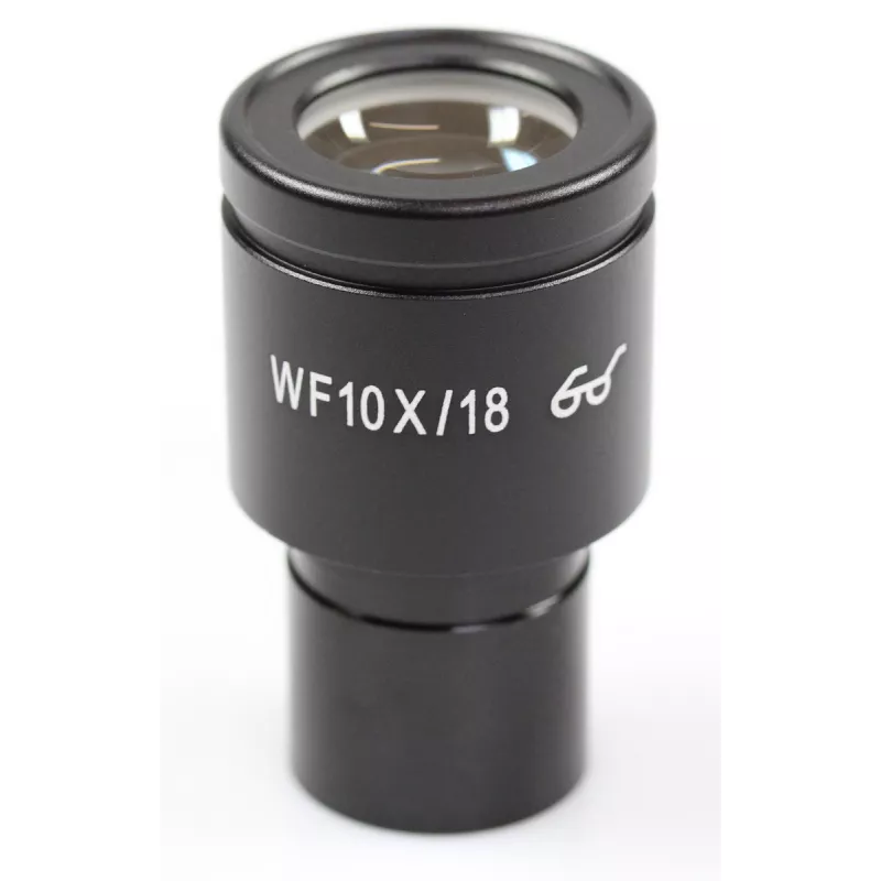 Oculaire  de microscope (Ø 23.2 mm): HWF 10× /Ø 18 mm - OBB-A1348 | Balances pro