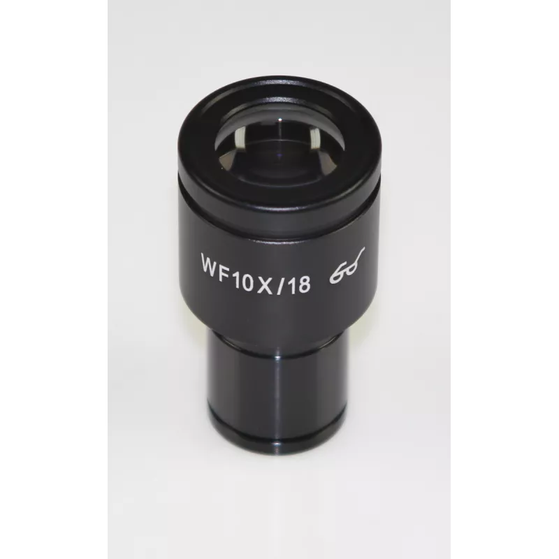 Oculaire de microscope (Ø 23.2 mm): HWF 10× /Ø 18 mm - OBB-A1349 | Balances pro