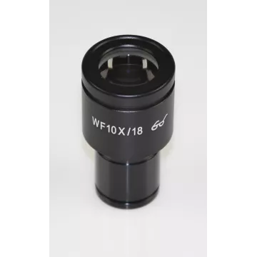 Oculaire de microscope (Ø 23.2 mm): HWF 10× /Ø 18 mm - OBB-A1349 | Balances pro