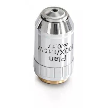 Objectif plan E corrigé à l'infini 100x / 1,15 (0,18 mm) - OBB-A1437 | Balances pro