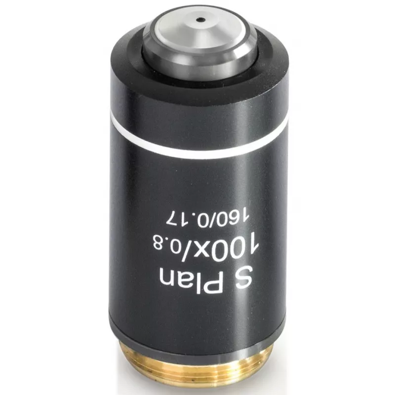 Objectif E Plan achromatique 100x/ 0.8 (sec) (0.15 mm) - OBB-A1442 | Balances pro