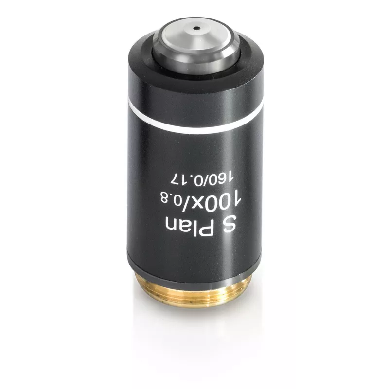 Objectif E Plan achromatique 100x/ 0.8 (sec) (0.15 mm) - OBB-A1442 | Balances pro