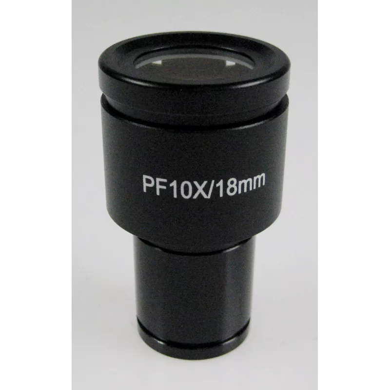 Oculaire de microscope (Ø 23.2 mm): WF 10× / Ø 18 mm - OBB-A1464 | Balances pro