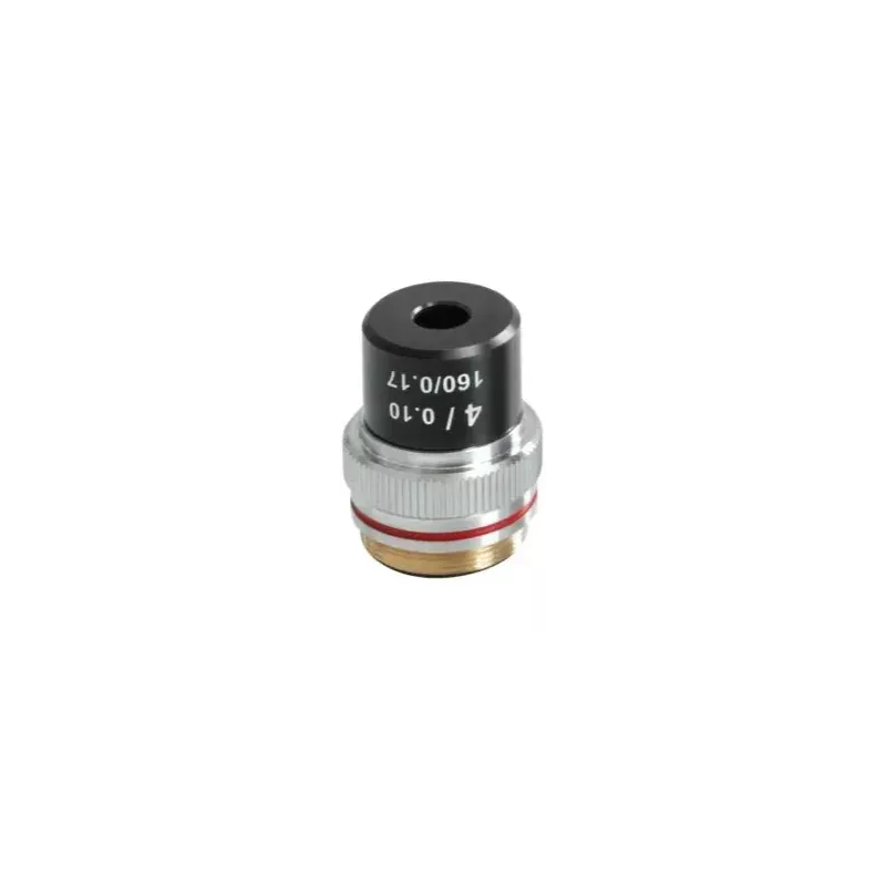 Objectif achromatique 4x / 0,1, (18 mm) - OBB-A1476 | Balances pro