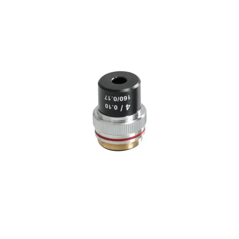 Objectif achromatique 4x / 0,1, (18 mm) - OBB-A1476 | Balances pro